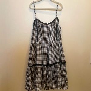 Plaid mini picnic dress